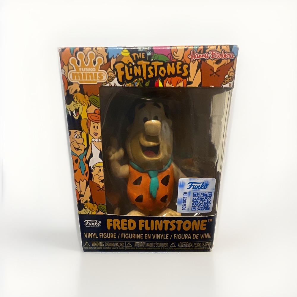 Funko Minis The Flintstones Fred Flintstone Vinyl Figure Boxed Hanna-Barbera - Picture 1 of 3